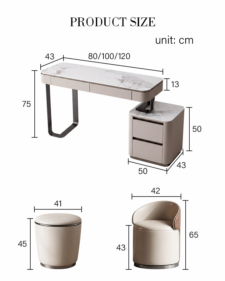 Dressing Table with LED Mirror