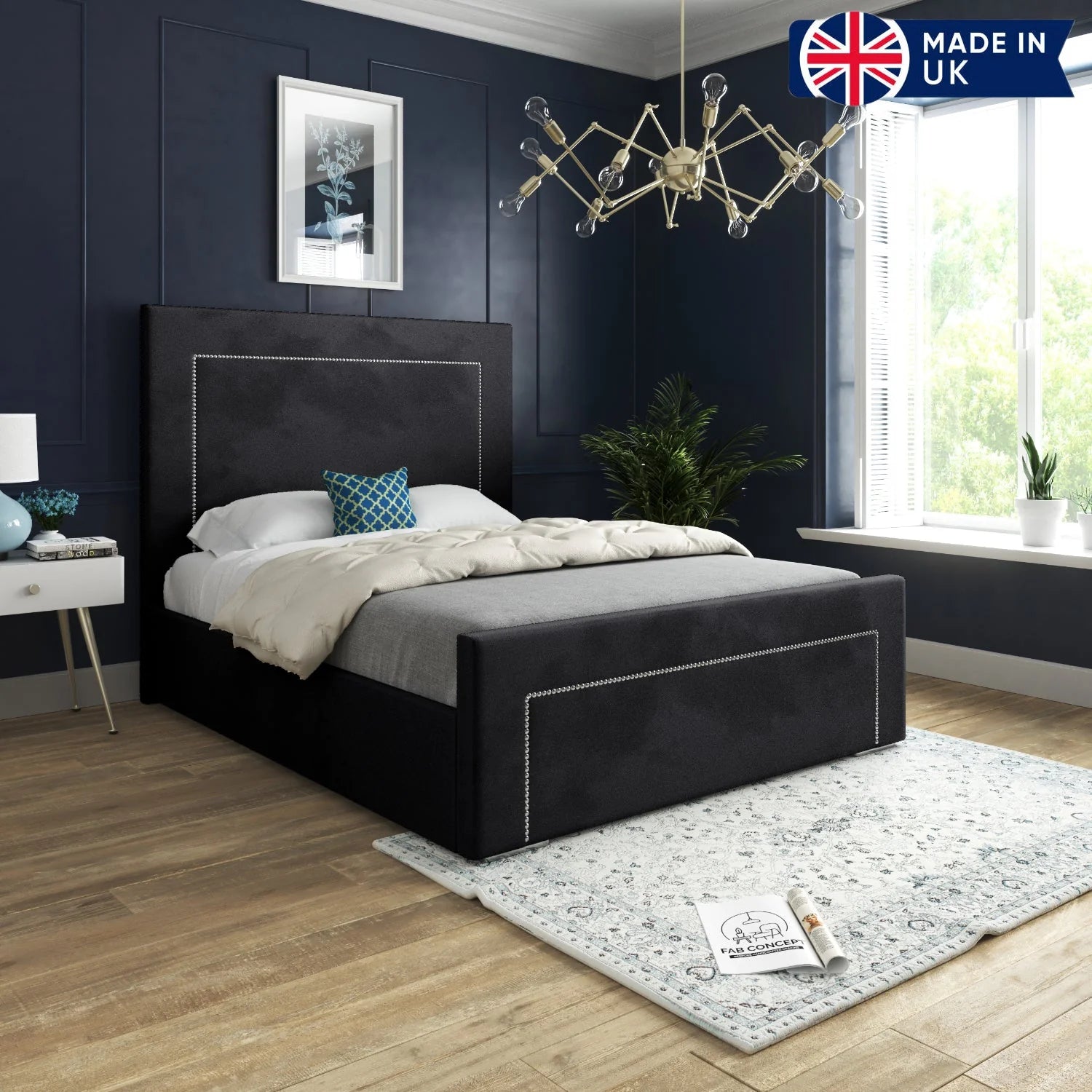 Johnny Upholstered Bed Frame