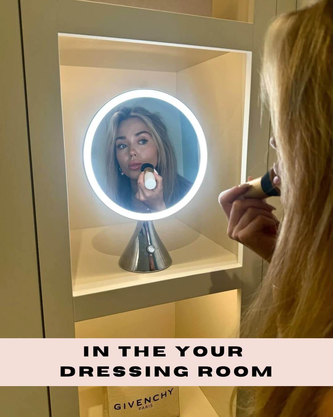 Glam Pro Cosmetic Vanity Mirror in Chrome