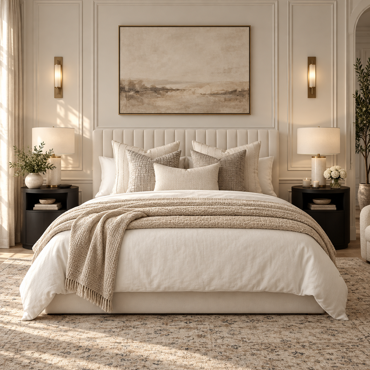 Zara Velvet Fabric Ottoman Bed