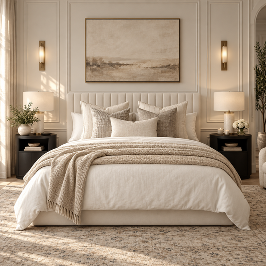 Zara Velvet Fabric Ottoman Bed