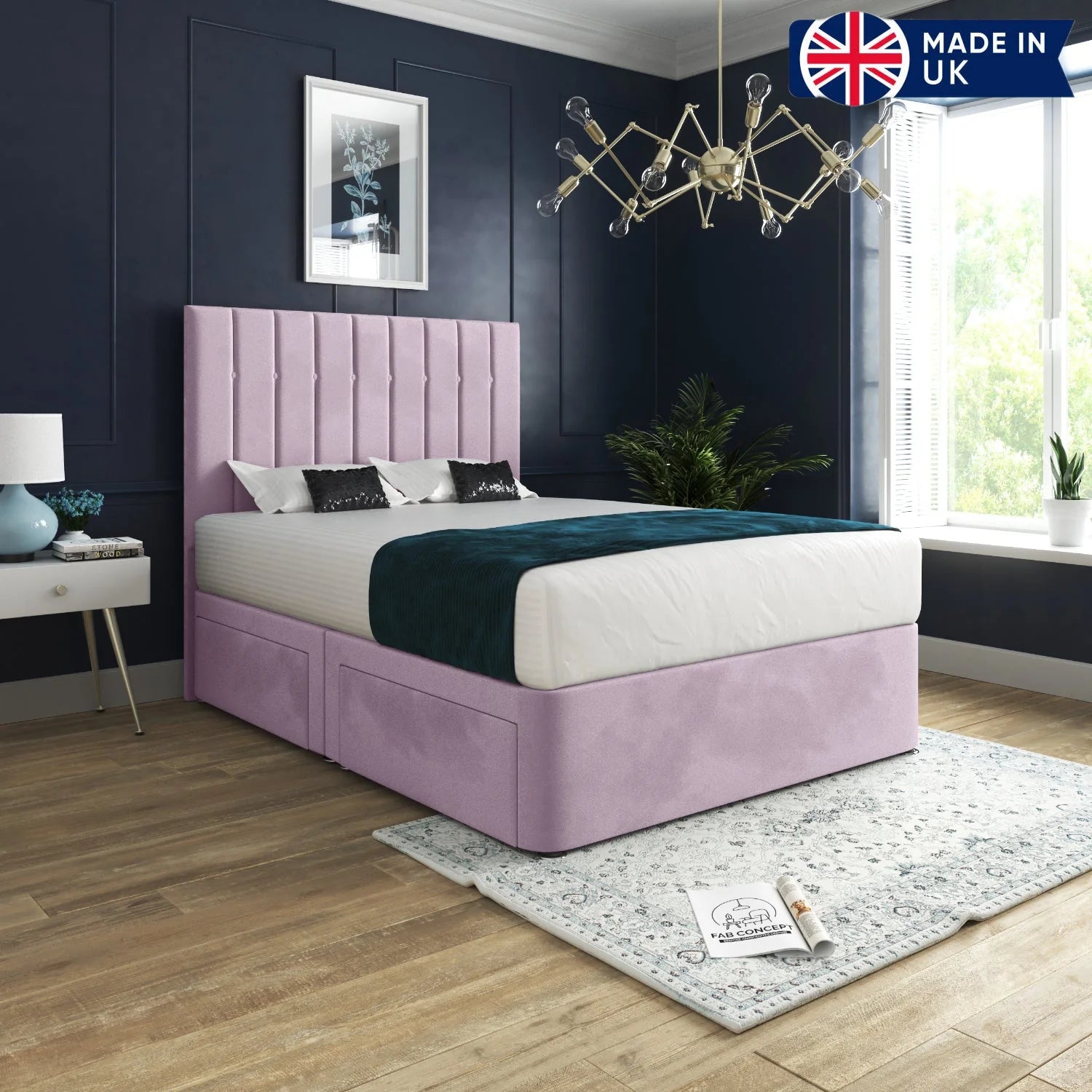 John Upholstered Divan Bed Frame