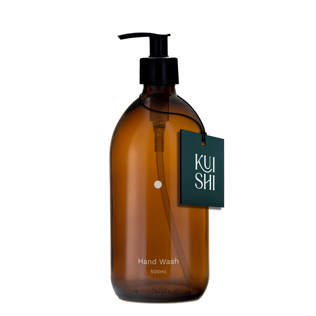 Minimal Amber Soap Dispenser