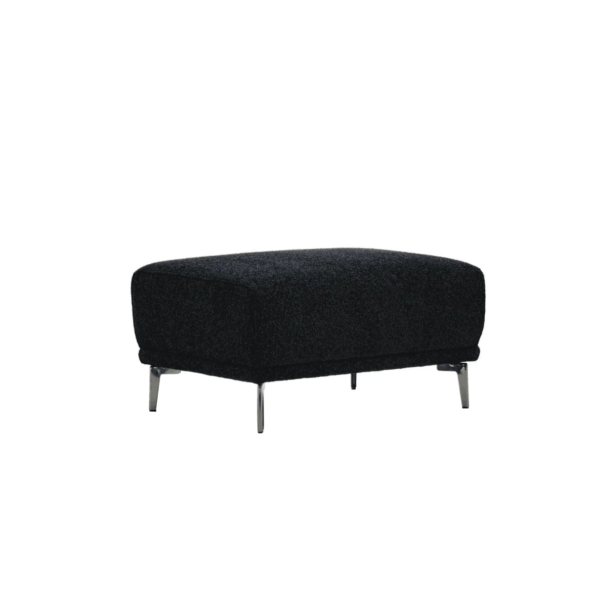 Albert Sofa Range in Black Lux Boucle Fabric