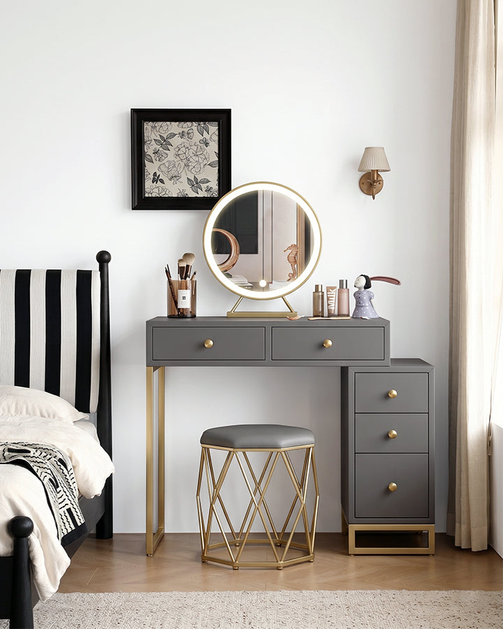 Nelia Dressing Table With LED Mirror