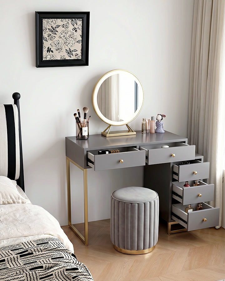 Nelia Dressing Table With LED Mirror