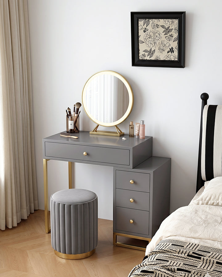 Nelia Dressing Table With LED Mirror