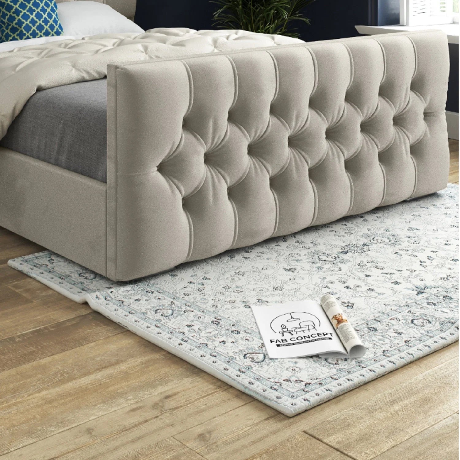 Leonard Upholstered Bed Frame
