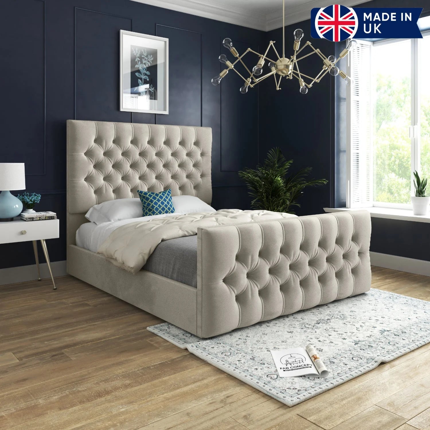 Leonard Upholstered Bed Frame