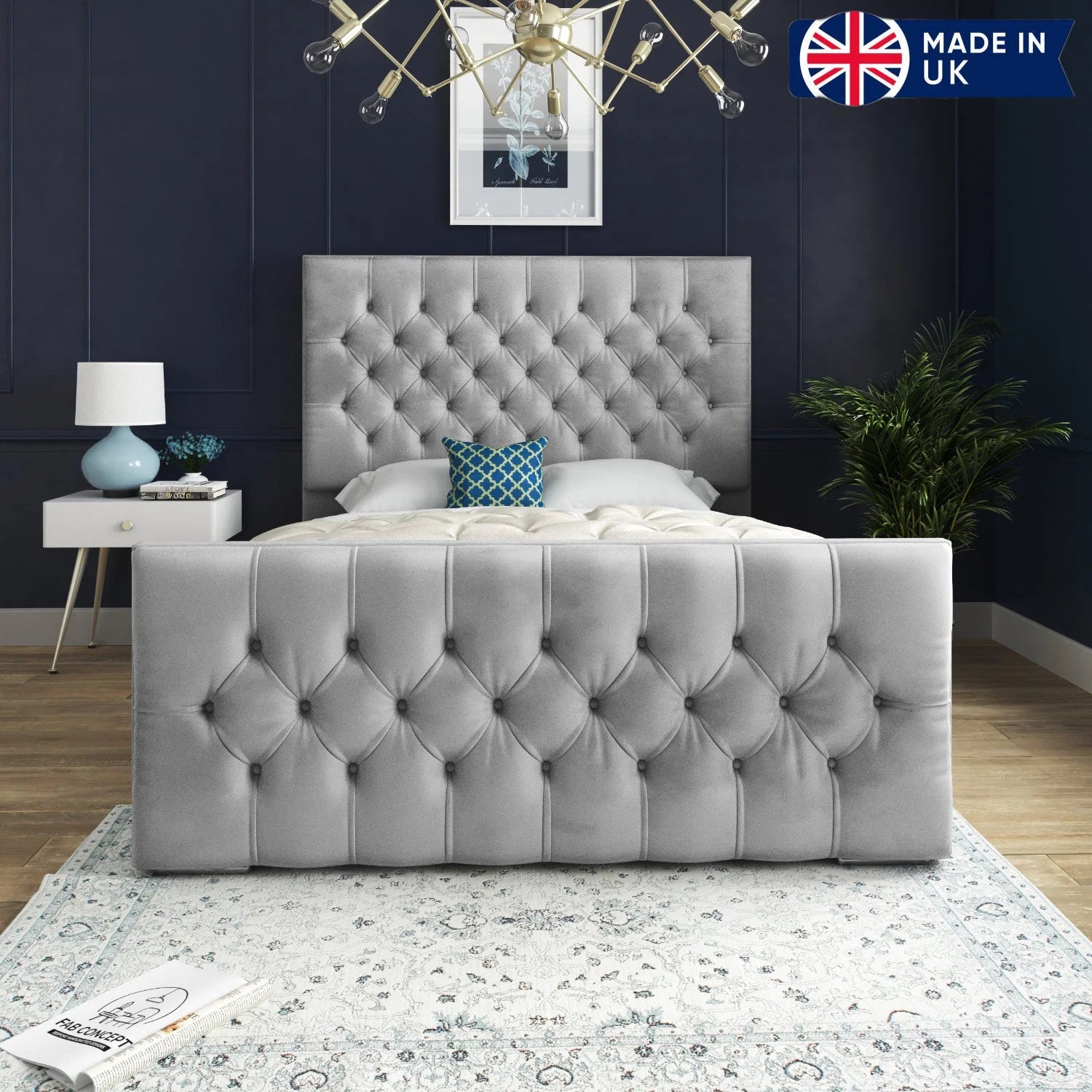 Leonard Upholstered Bed Frame