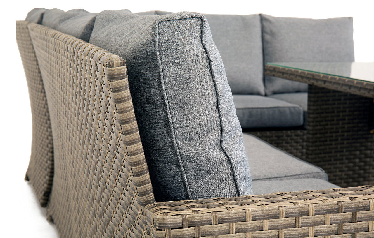 Palma Grey Rattan Garden Lounge Set and Cover Bundle