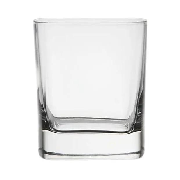 Luigi Bormioli Double Old Fashioned Square Glass Whisky Tumblers - 290ml - Set of 6