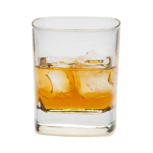 Luigi Bormioli Double Old Fashioned Square Glass Whisky Tumblers - 290ml - Set of 6