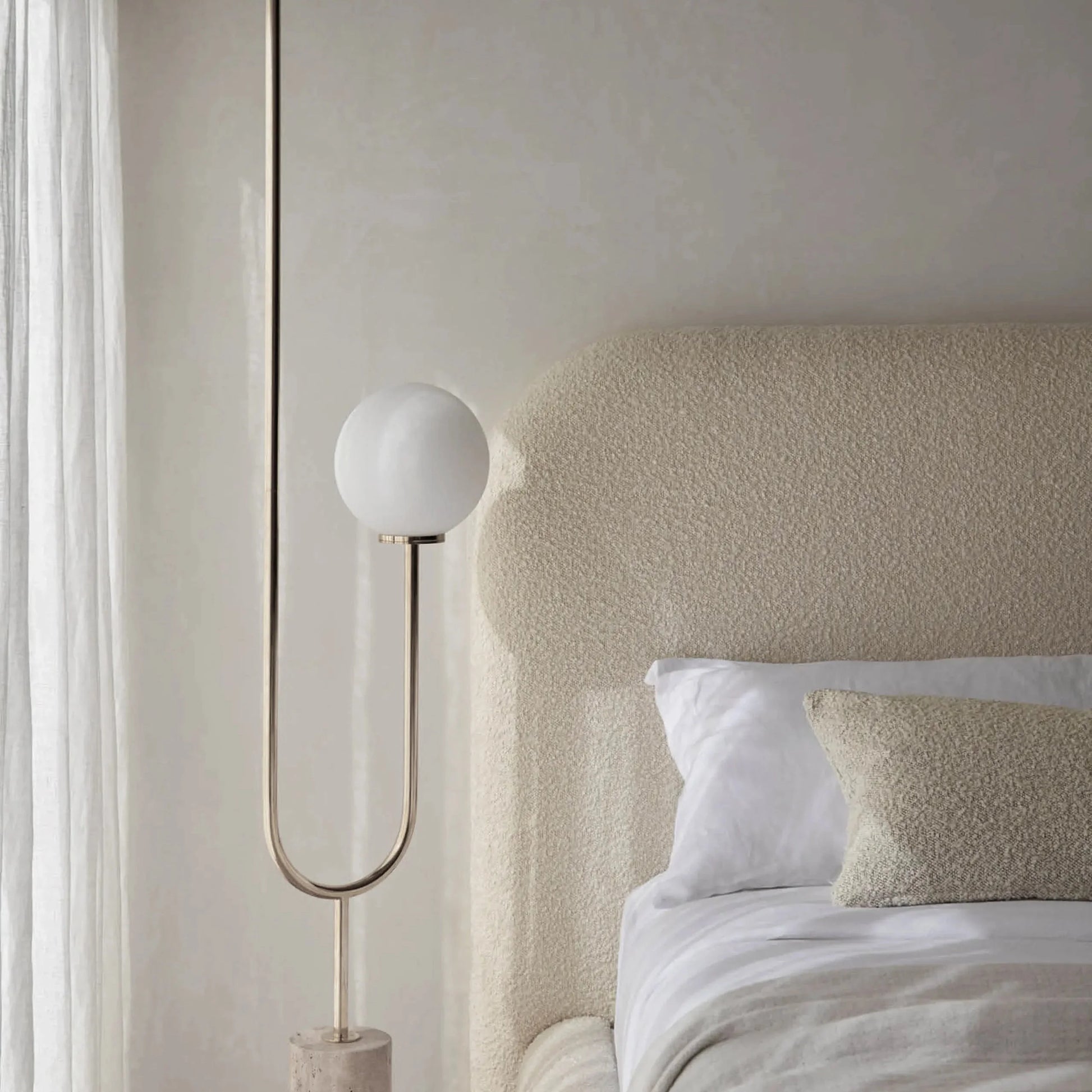 Paris Boucle Upholstered Bed Frame