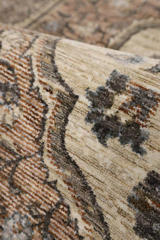 Medallion Vintage Rug – Brown Heritage Elegance