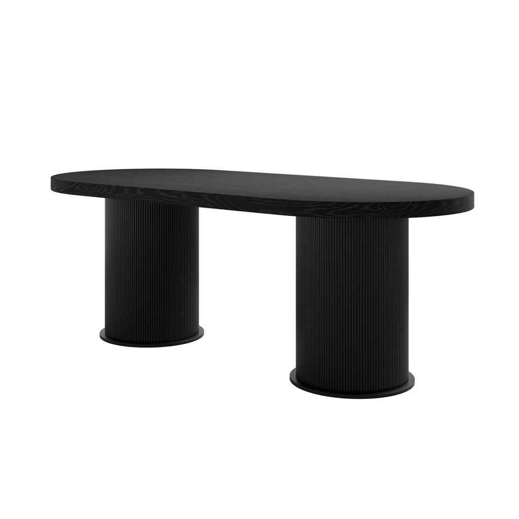 Rocco Black Dining Table 220cm