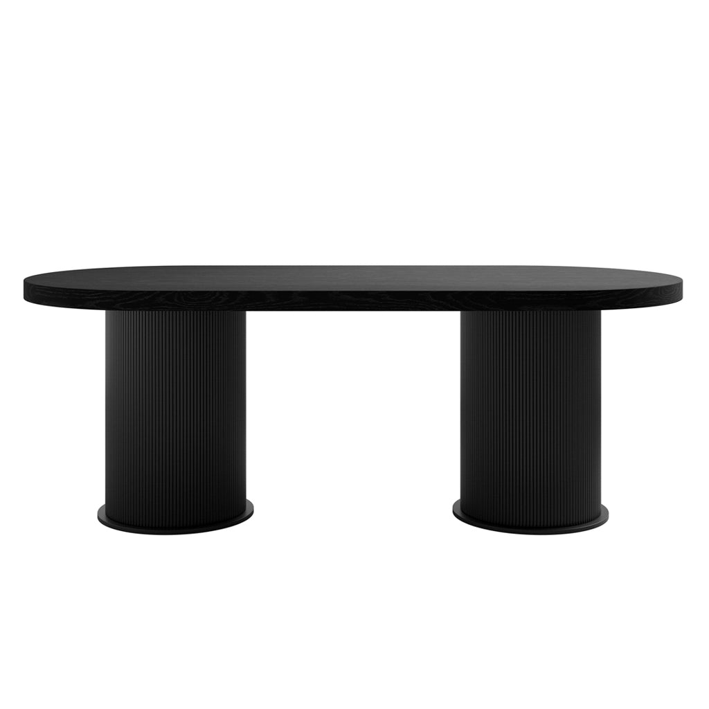 Rocco Black Dining Table 220cm