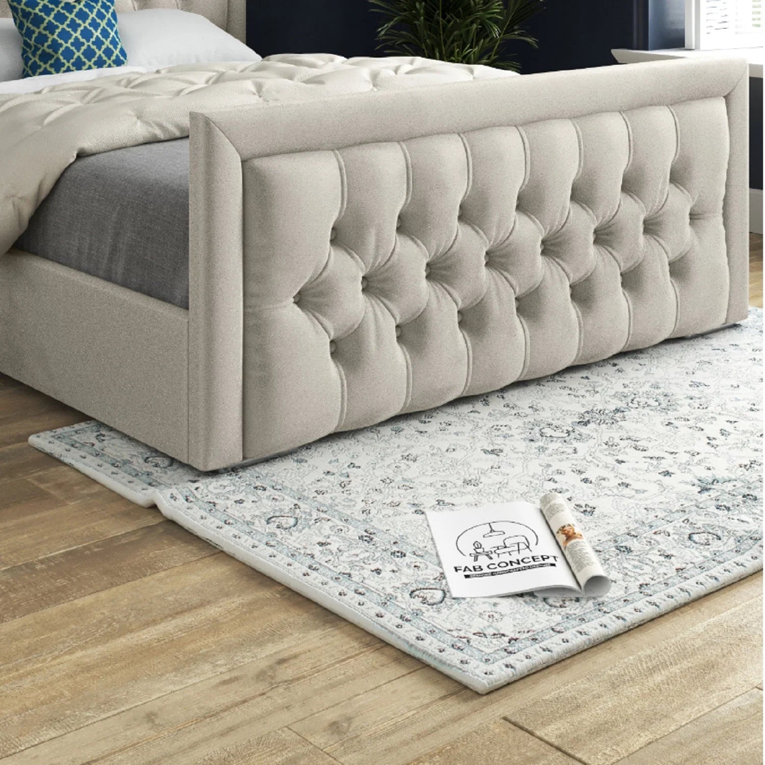 Stuart Upholstered Bed Frame