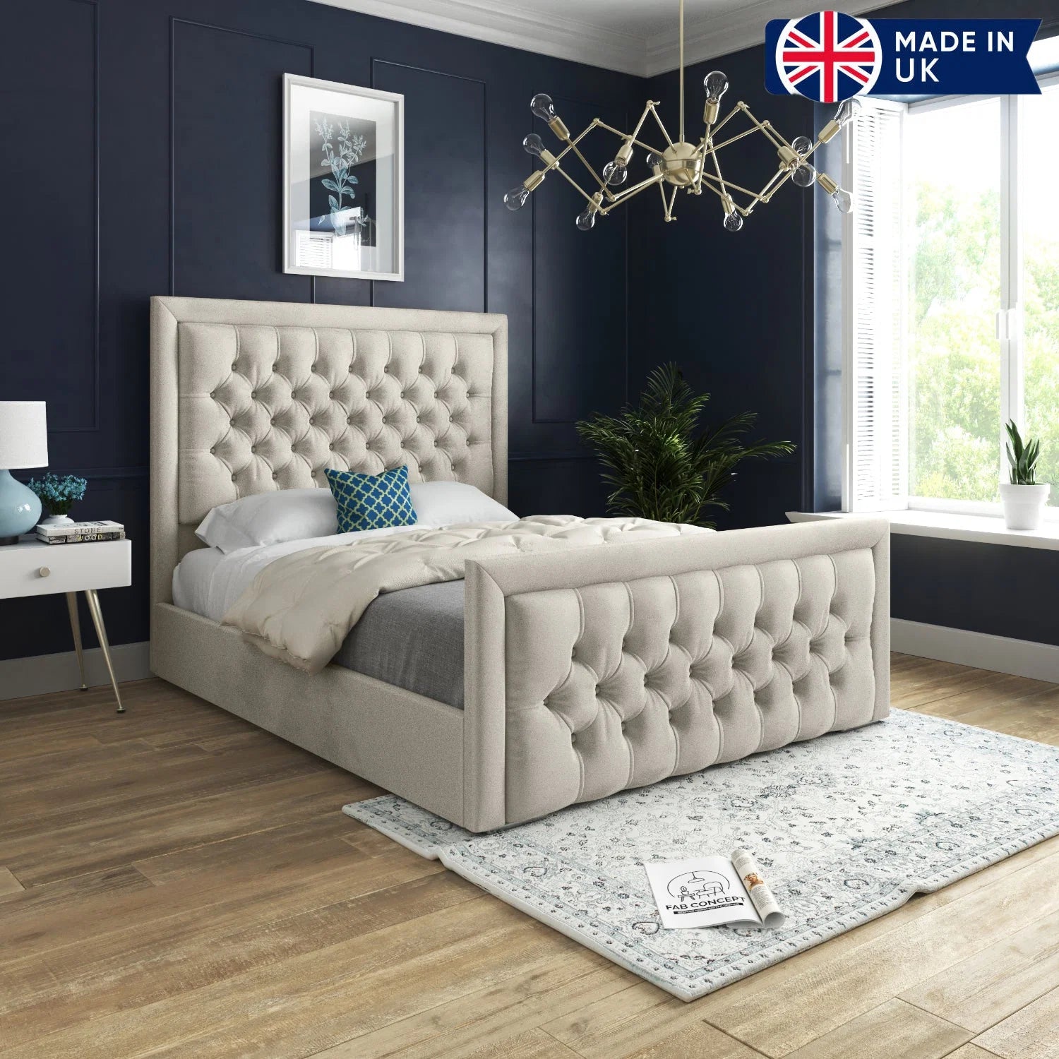 Stuart Upholstered Bed Frame