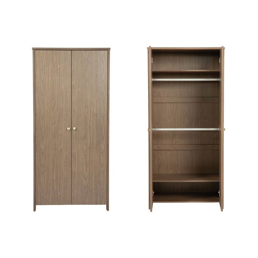 3 Piece Nursery Lullaby Luxe Walnut Bedroom Furniture Set