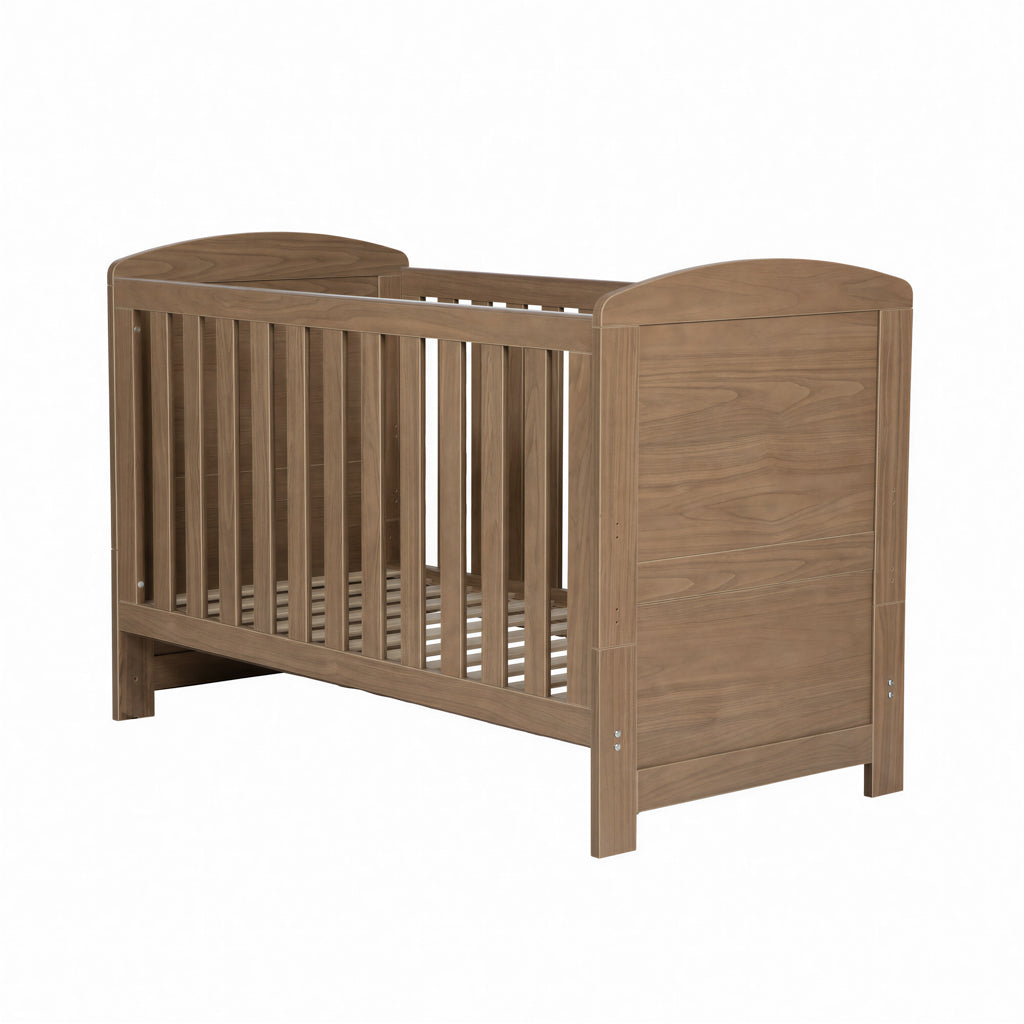3 Piece Nursery Lullaby Luxe Walnut Bedroom Furniture Set