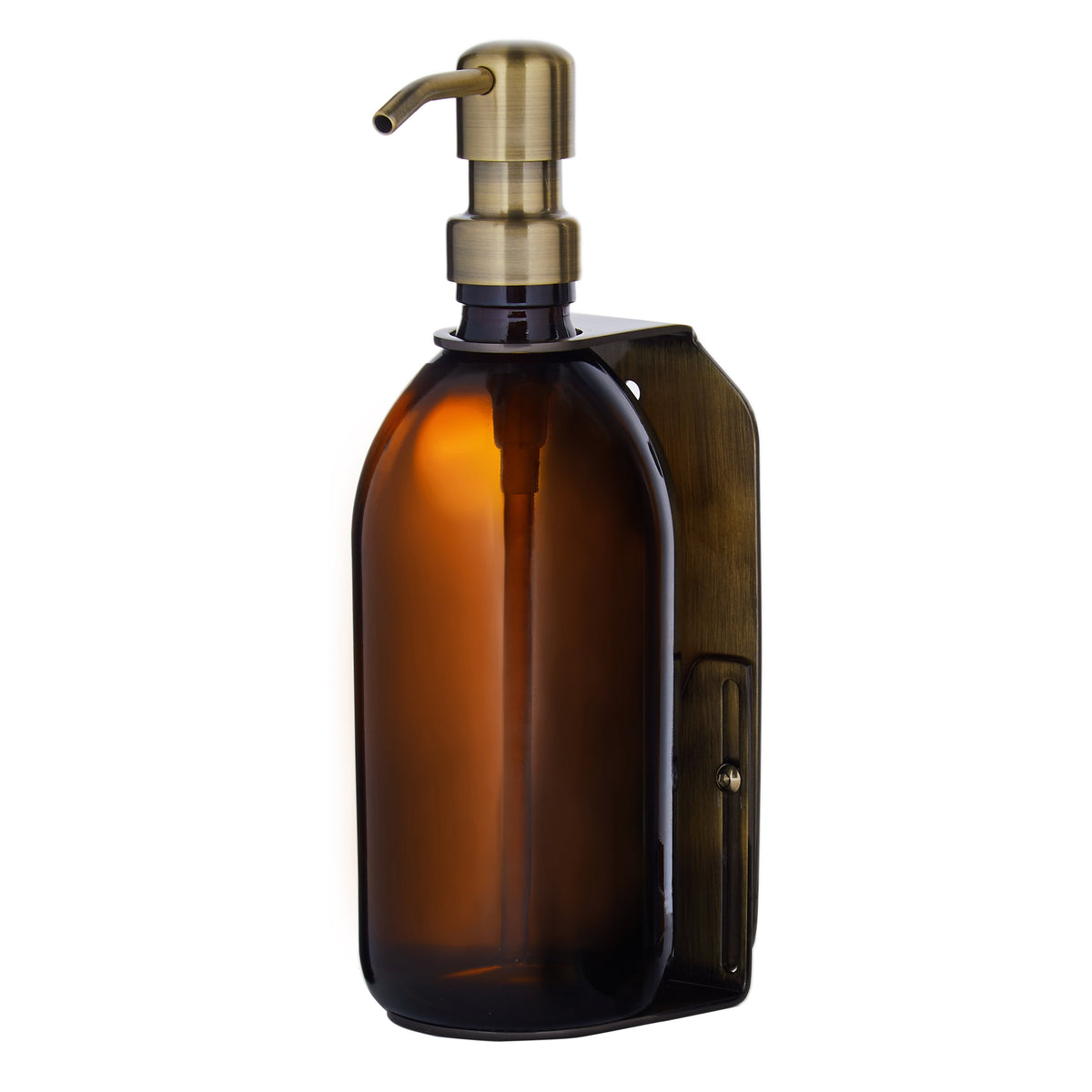 Gold Double Wall Mounted Soap Dispenser