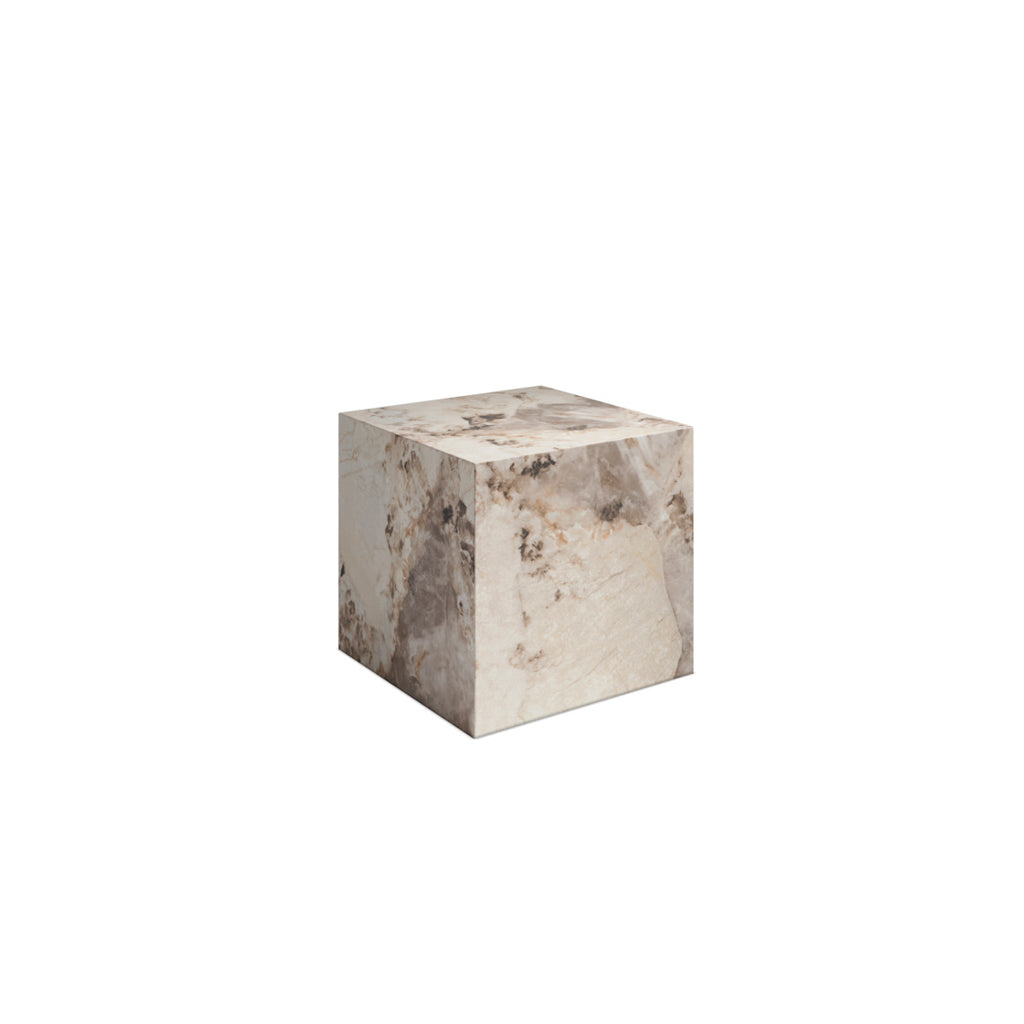 San Leo Cream Marble Side Table