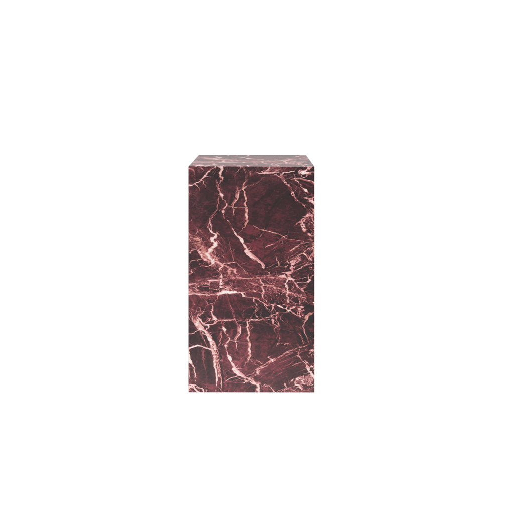 San Leo Small Pedestal Red Burgundy