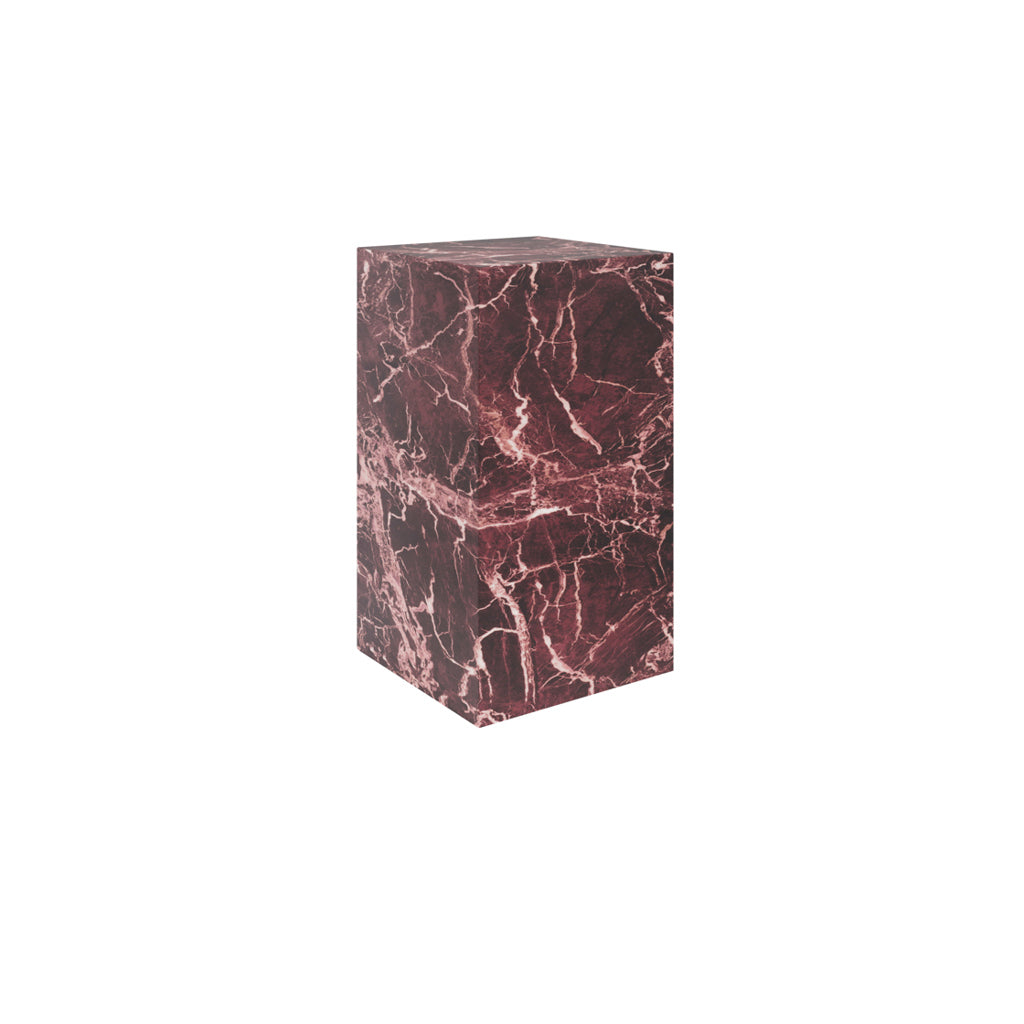 San Leo Small Pedestal Red Burgundy