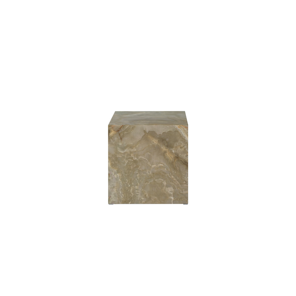 San Leo Sage Onyx Marble Side Table