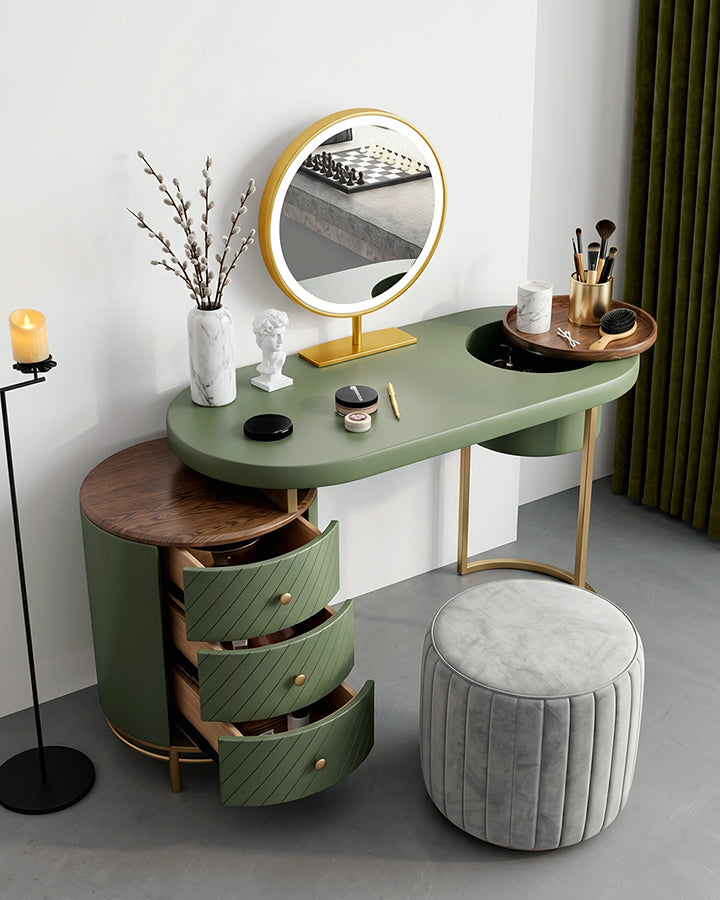 Tandy Dressing Table With LED Mirror