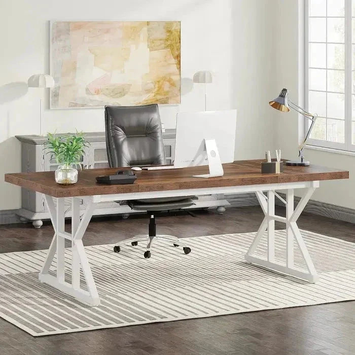 160cm Executive Office Desk - Minimalist Laptop Study & Writing Table