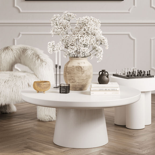 Remi White Coffee Table