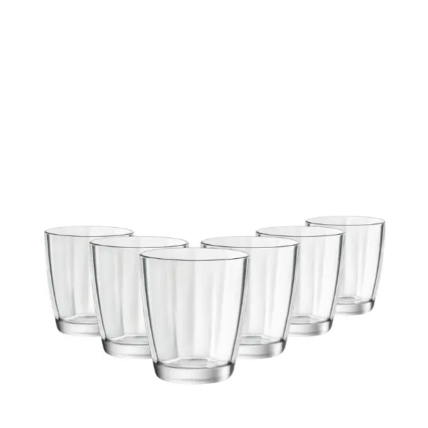 Bormioli Rocco Pulsar Double Old Fashioned Glasses - 390ml - Set of 6