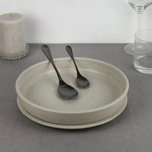 Pintinox Drop Black Cutlery Set - 24 Piece