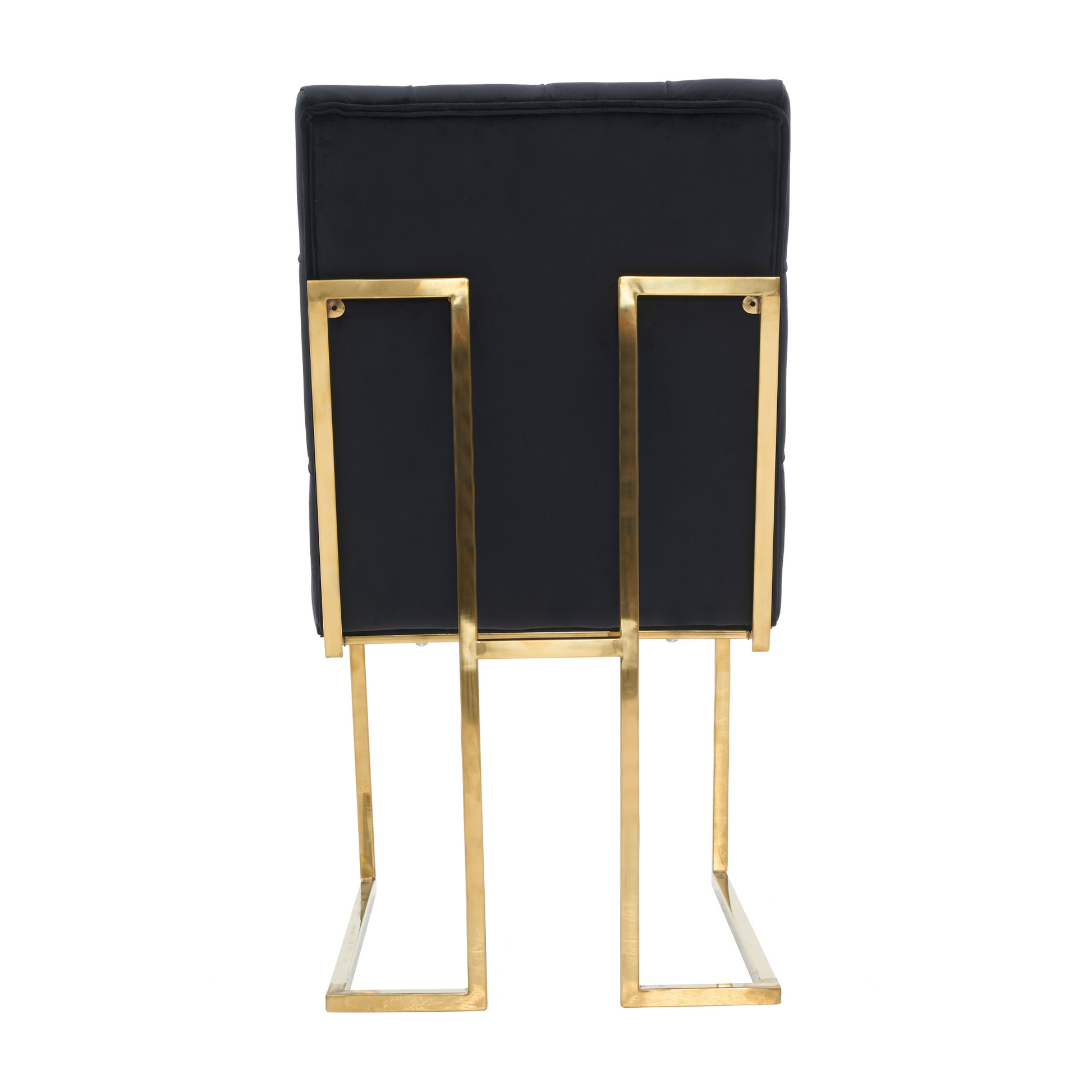 Siena Tufted Velvet Dining Chair – Gold Frame, Modern Luxury Accent