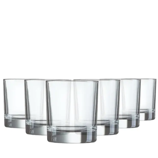 Krosno Straight Sided Whisky Tumblers - 290ml - Set of 6