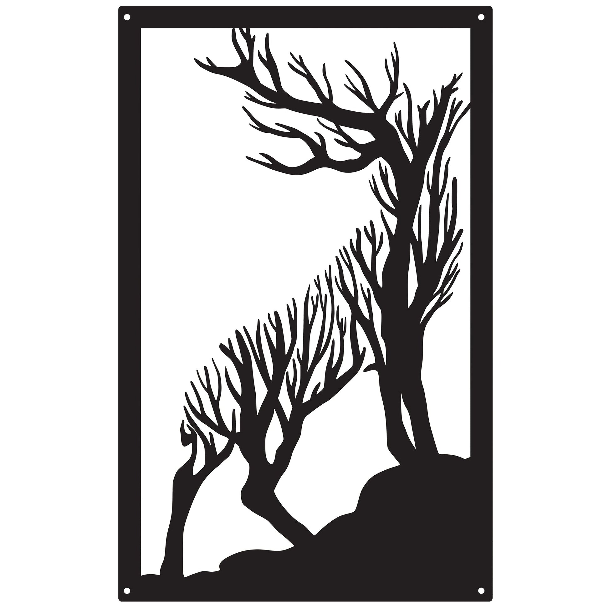 Roaring Stag Garden Mirror