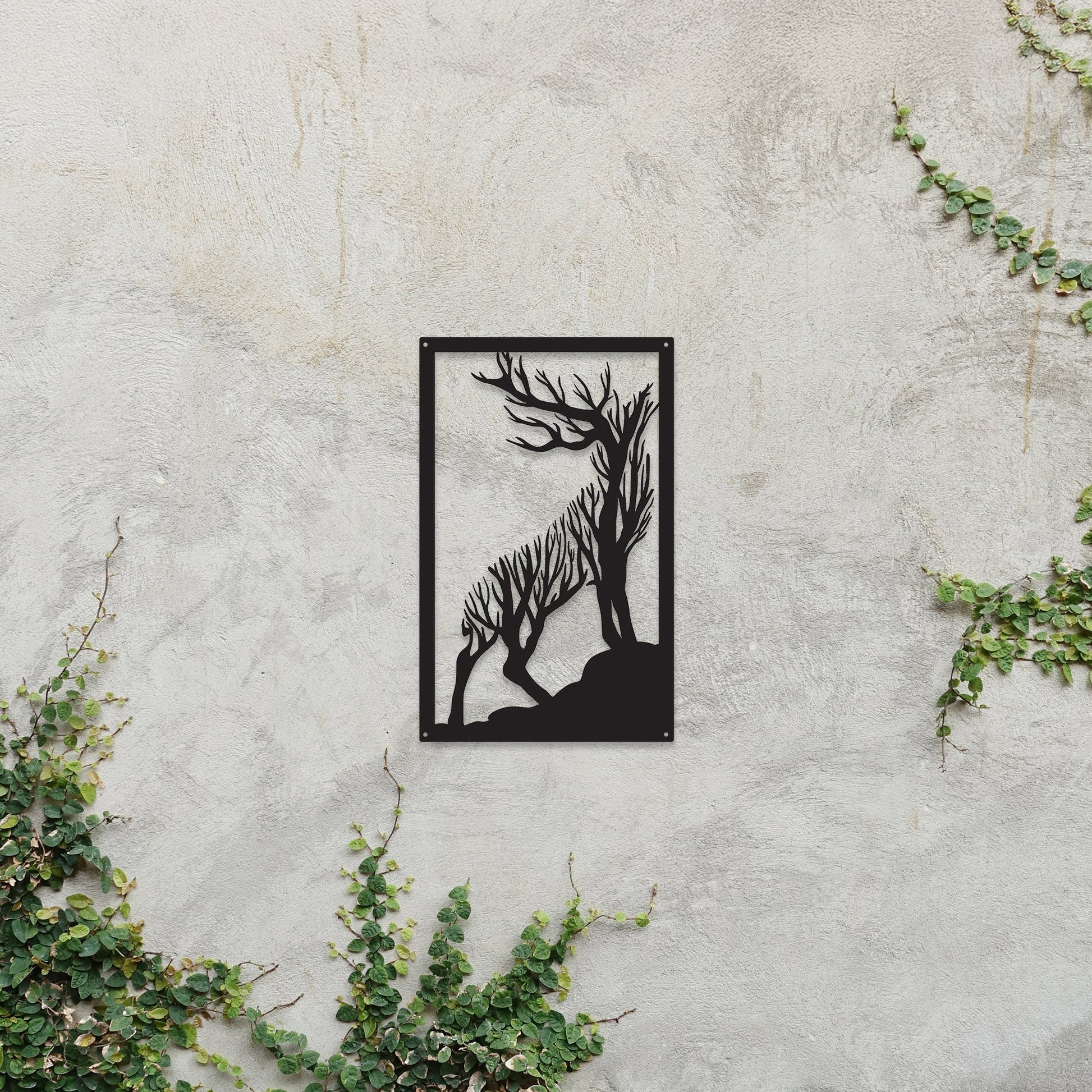 Roaring Stag Garden Mirror