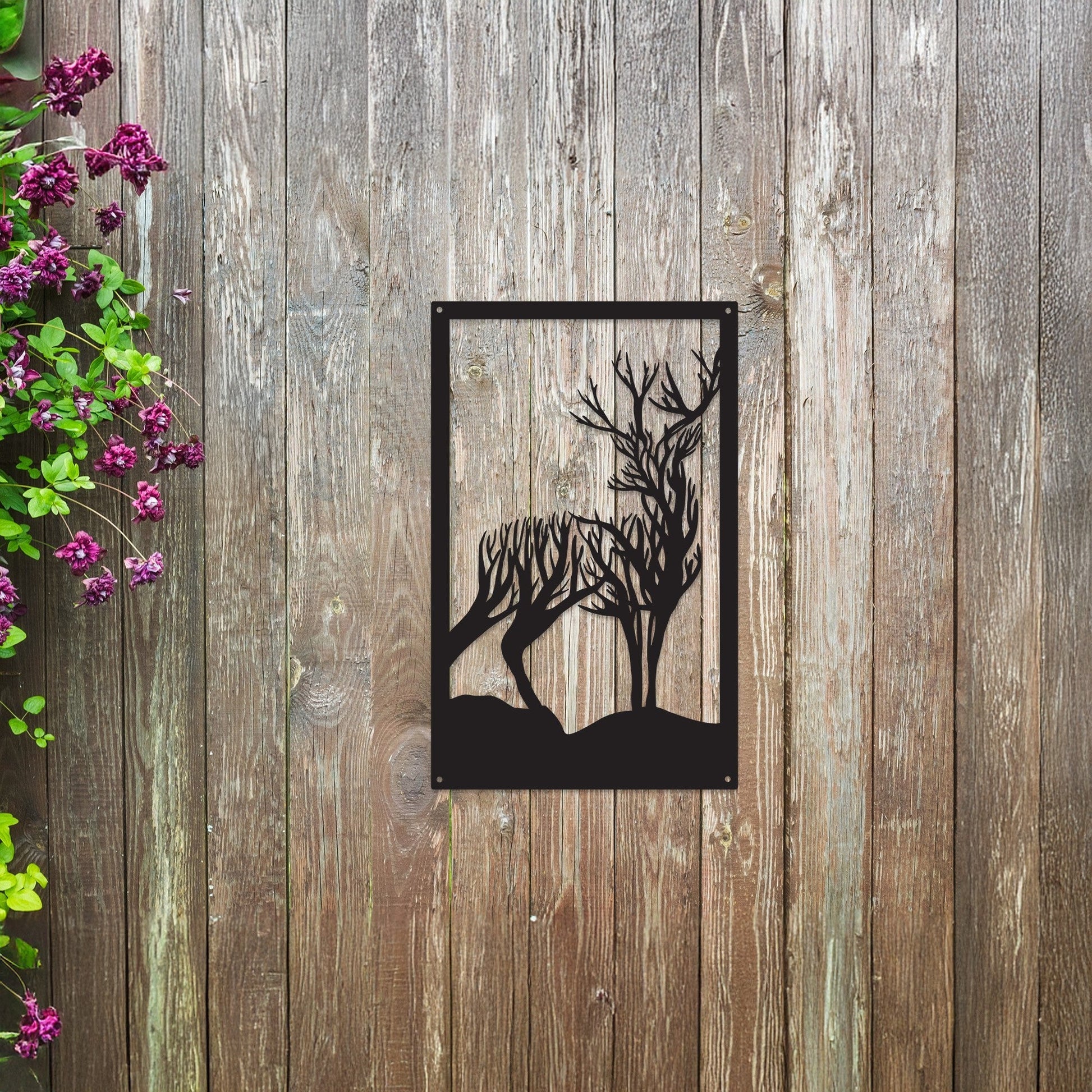 Highland Stag Garden Mirror