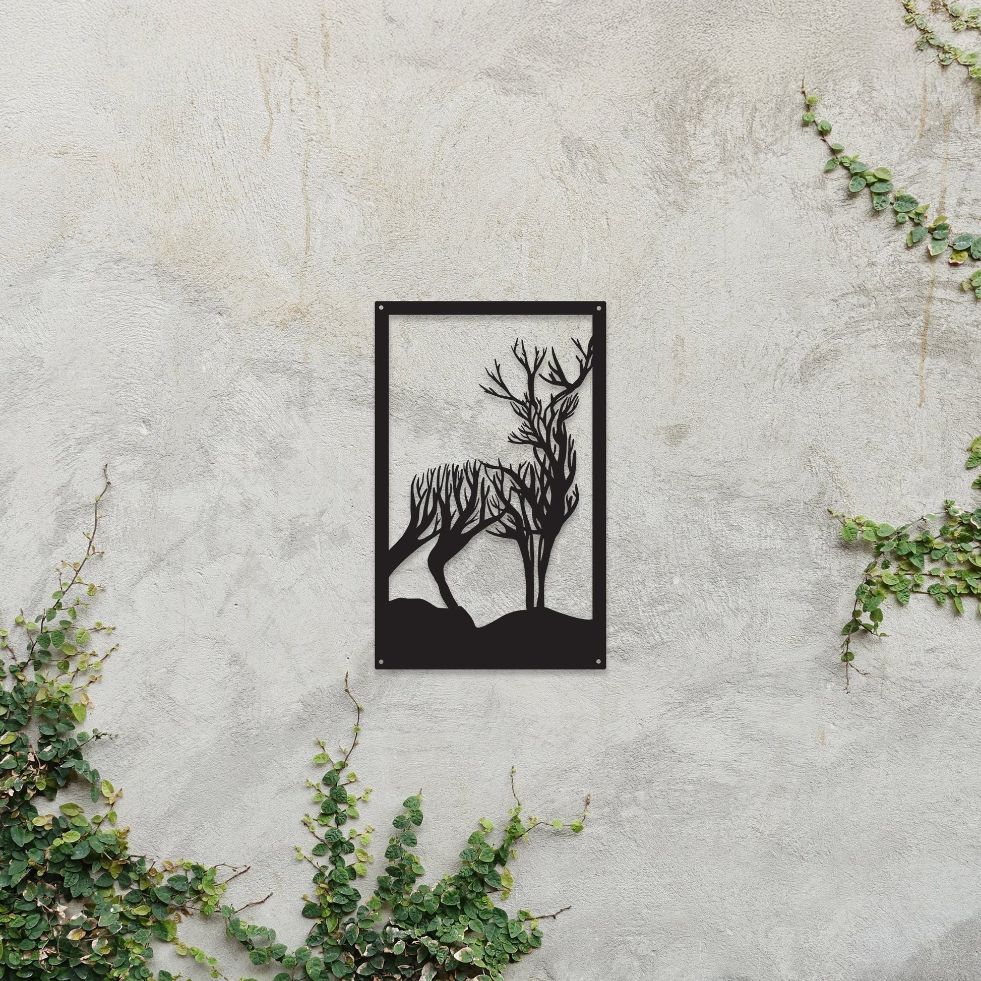 Highland Stag Garden Mirror