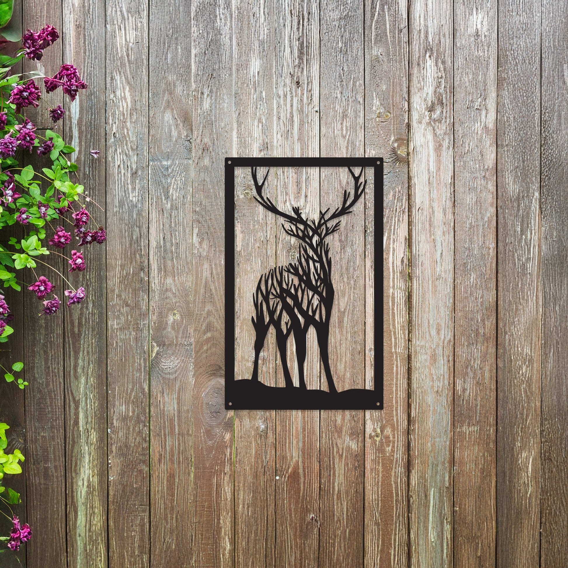 Highland Stag Garden Mirror