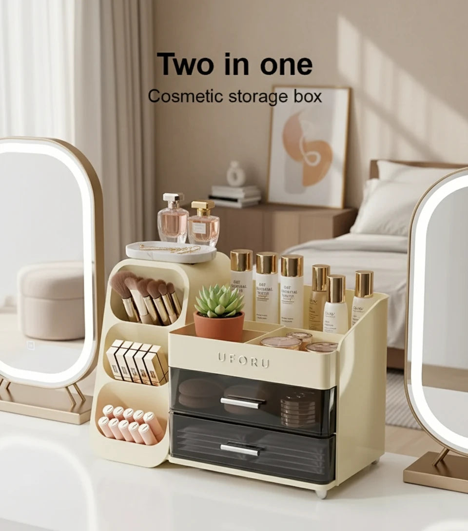 Bathroom Vanity Storage Box Modern Elegance Dustproof Design