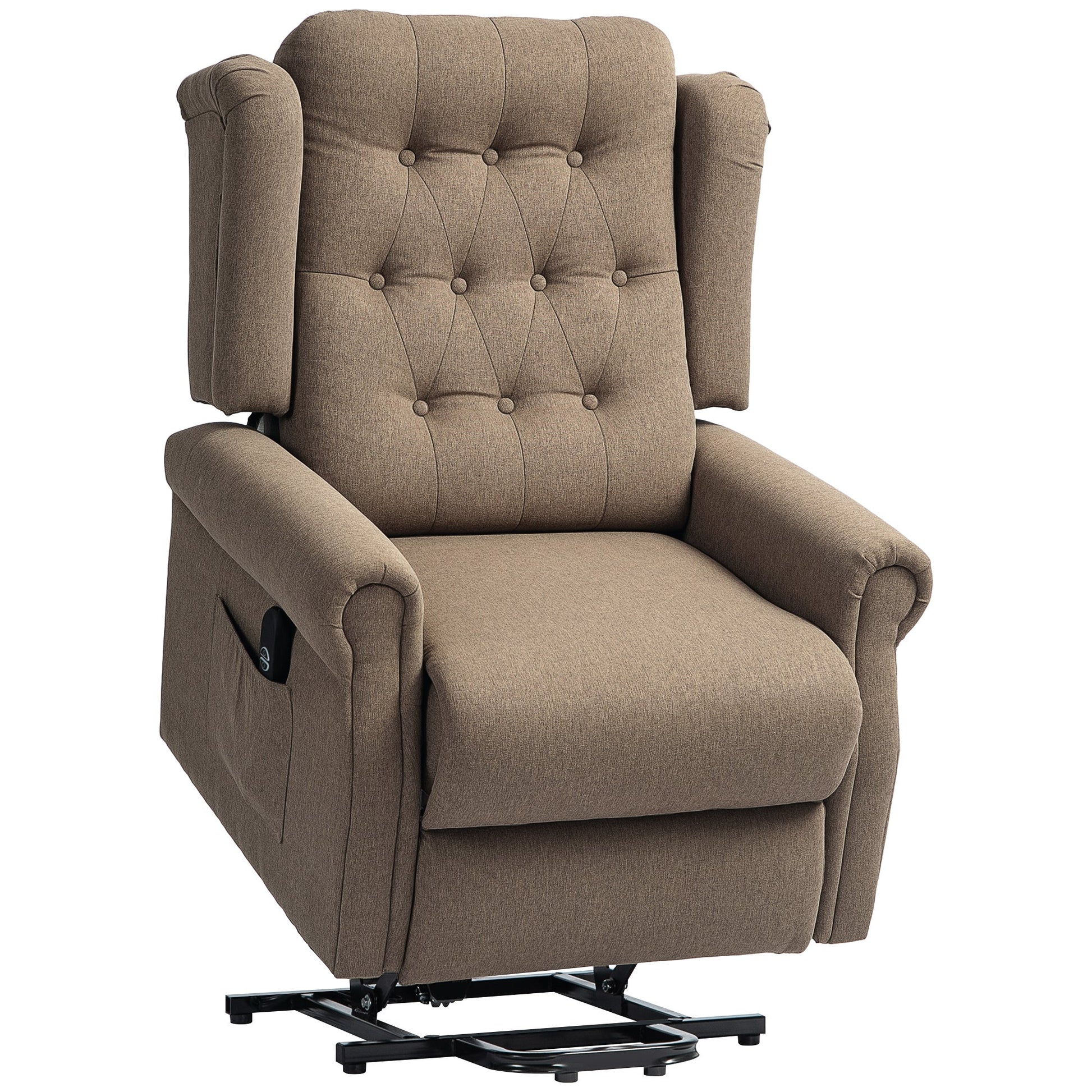 Lifting Riser and Recliner Armchair  - Dark Brown