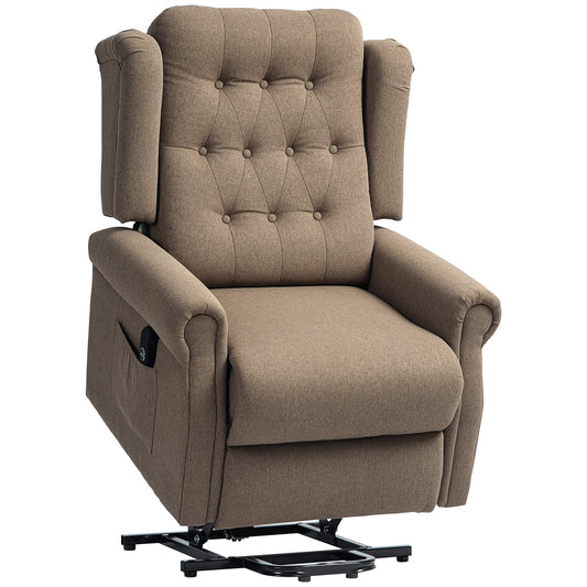Lifting Riser and Recliner Armchair  - Dark Brown