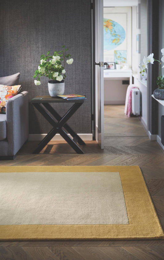 Yellow Wool Rug