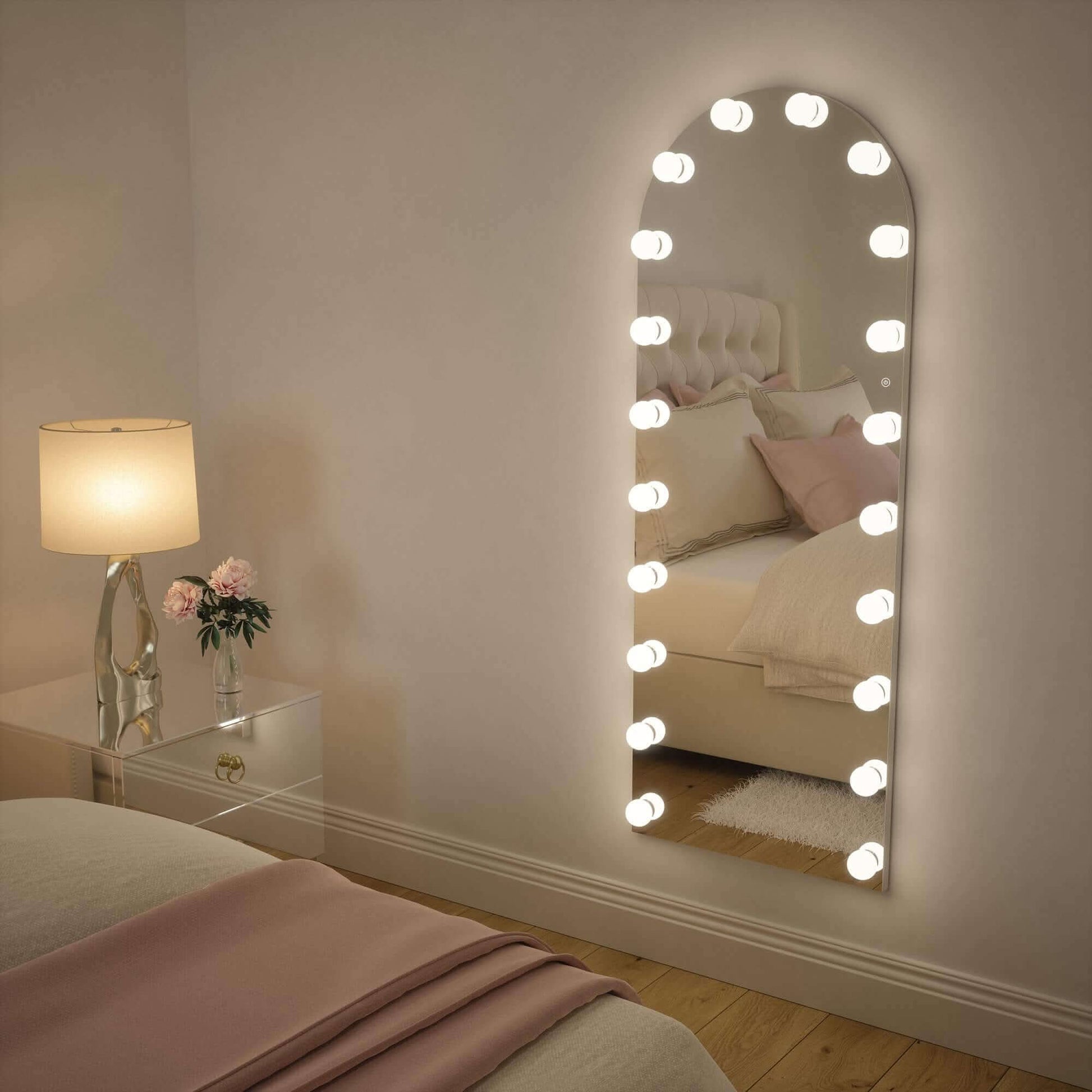 Full Length Arch Hollywood Mirror 160 x 60cm