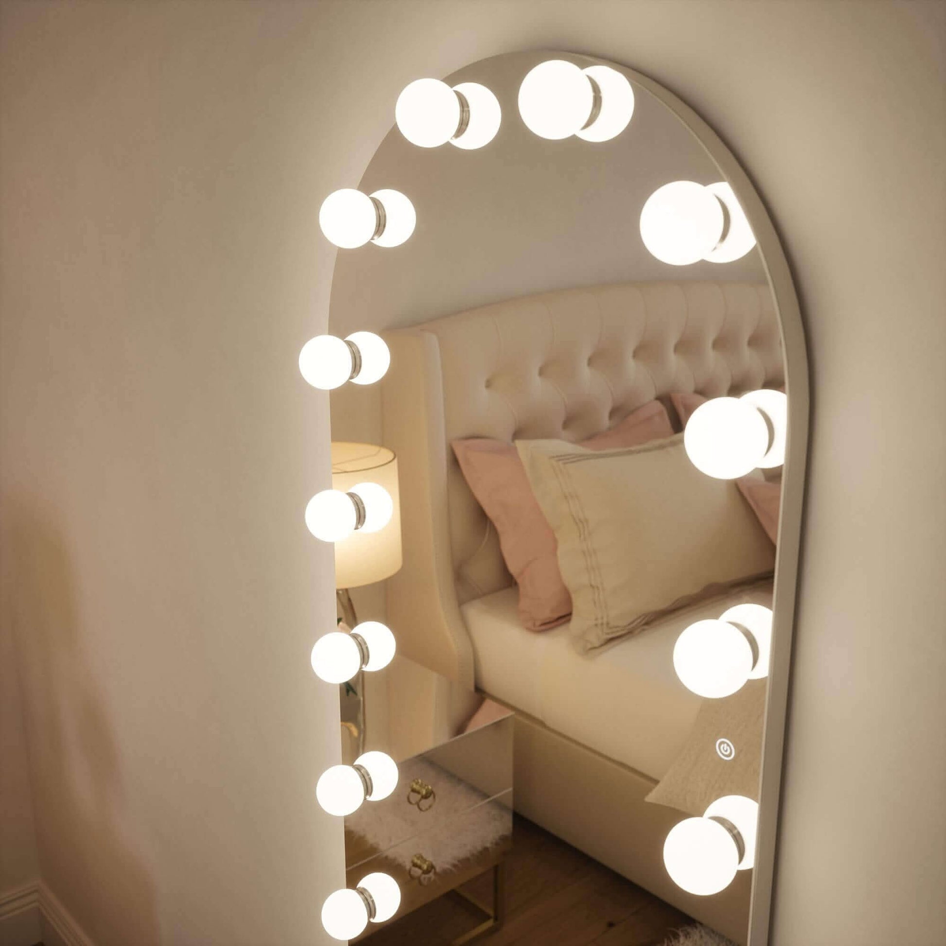 Full Length Arch Hollywood Mirror 160 x 60cm