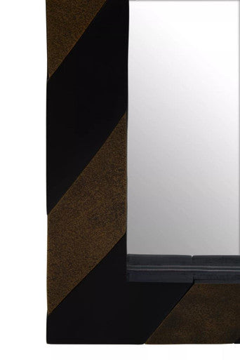 Black and Gold Wall Mirror | Aris