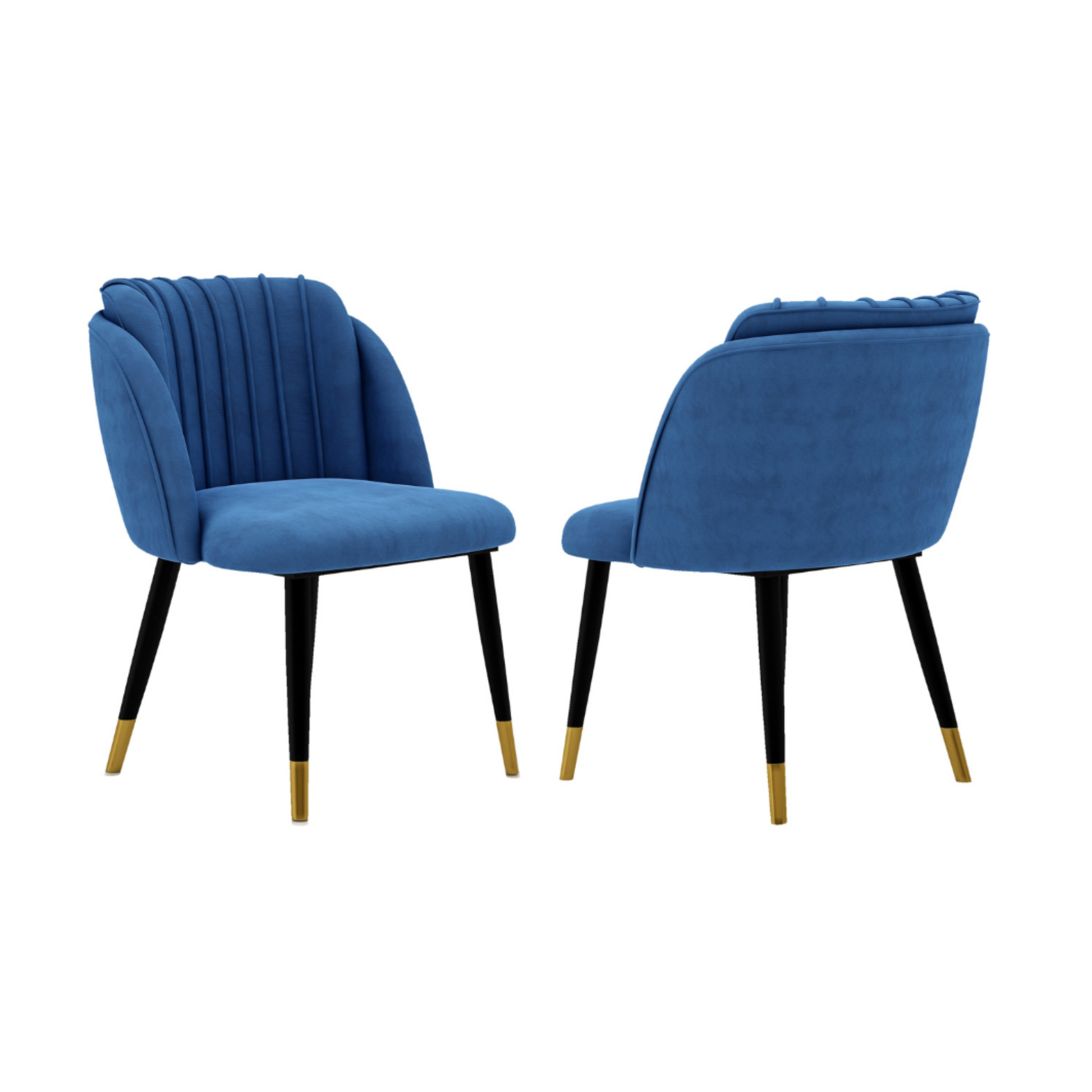 Milan velvet dining chair